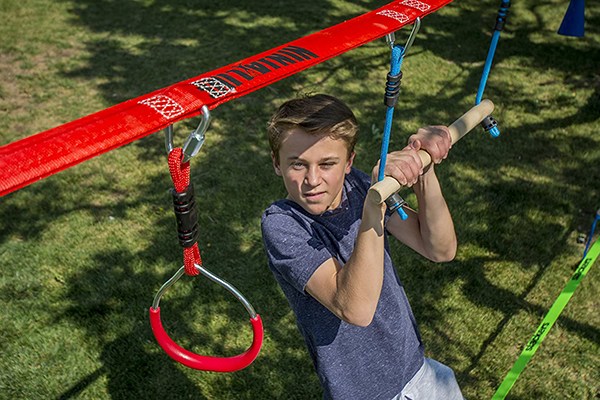 Backyard Obstacle Course Ninja