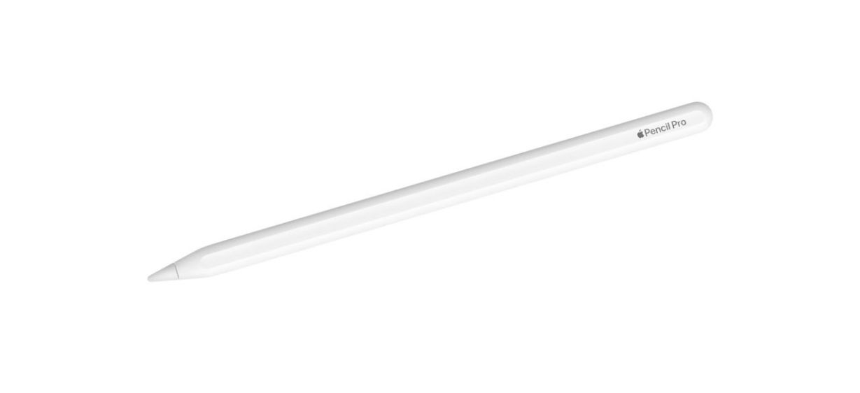 Apple Pencil Pro on white background Apple Pencil Pro on white background