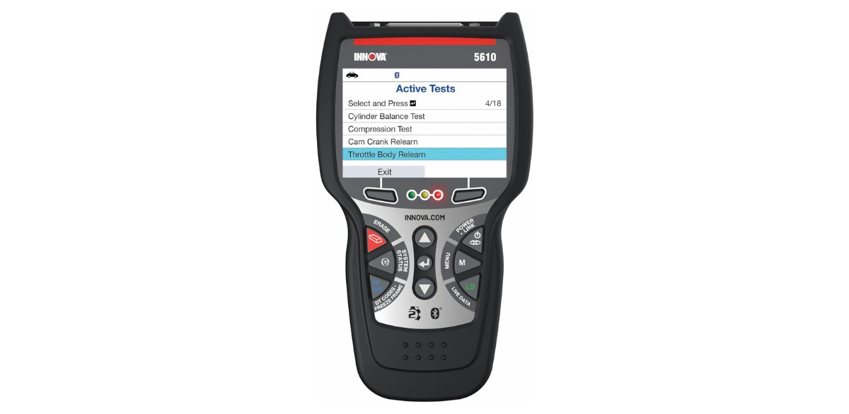 Innova OBD2 scanner on white background Innova OBD2 scanner on white background