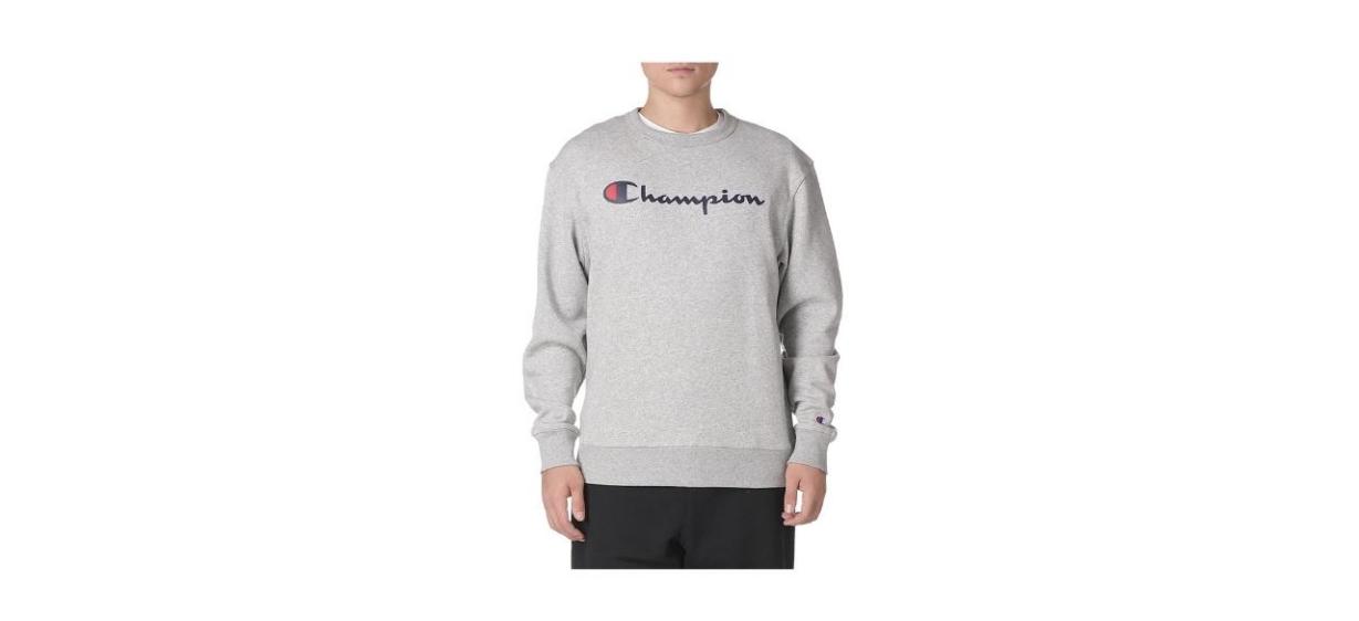 Champion Men's Powerblend Fleece Crew Champion Men's Powerblend Fleece Crew