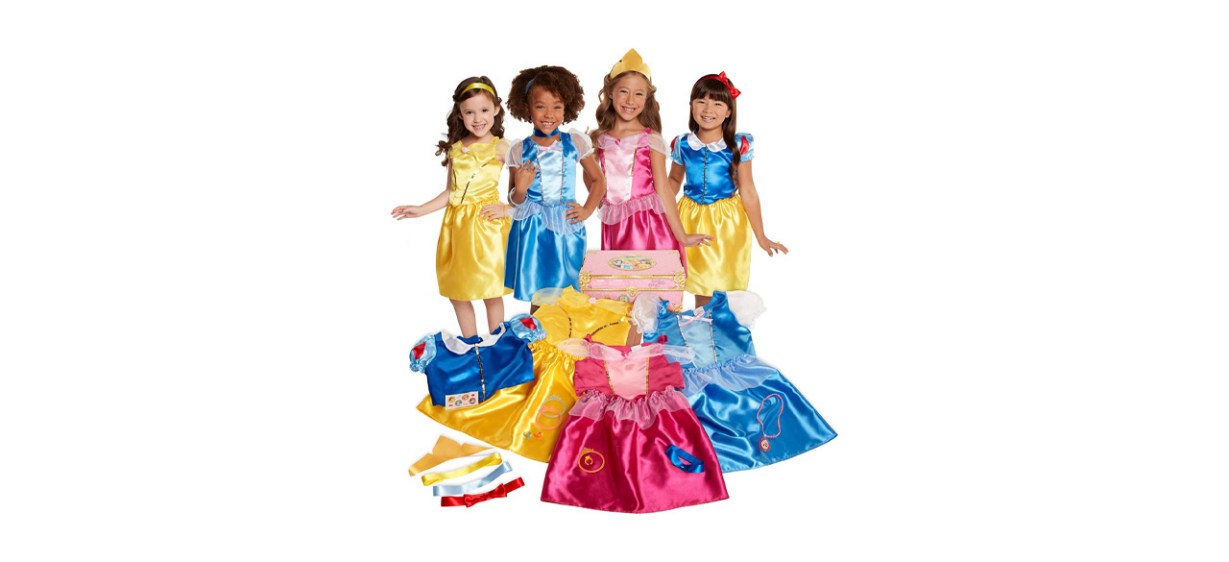 Dress-Up-Pretend-Best Disney Princess Dress Up Trunk Deluxe Dress-Up-Pretend-Best Disney Princess Dress Up Trunk Deluxe