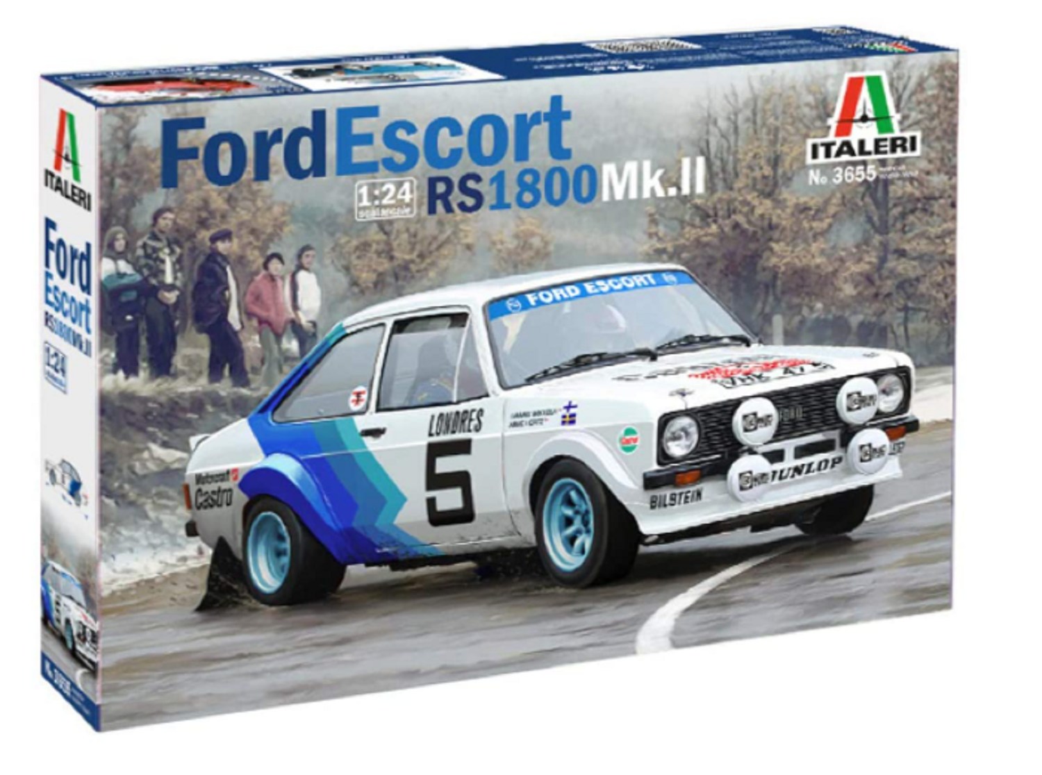 Italeri Ford Escort Model Car Kit