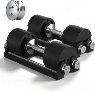 Snode AD80 Drop-proof Cast Iron Adjustable Dumbbells 80LBs