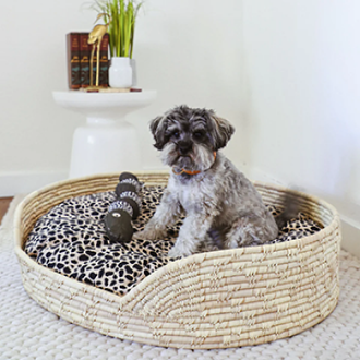 Furb Mangrove Woven Palm Basket Bed