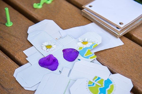 how to use a flower press