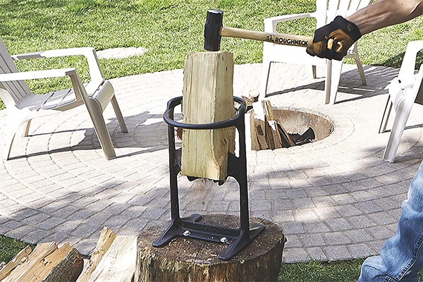 kindling wood splitter device