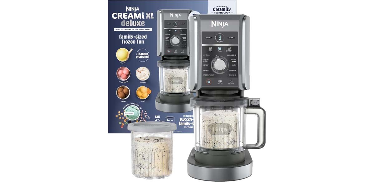 Ninja CREAMi Deluxe Ice Cream Maker