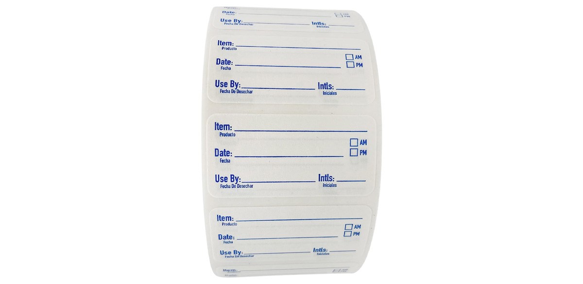ATL DIRECT 2x1 Dissolvable Food Labels