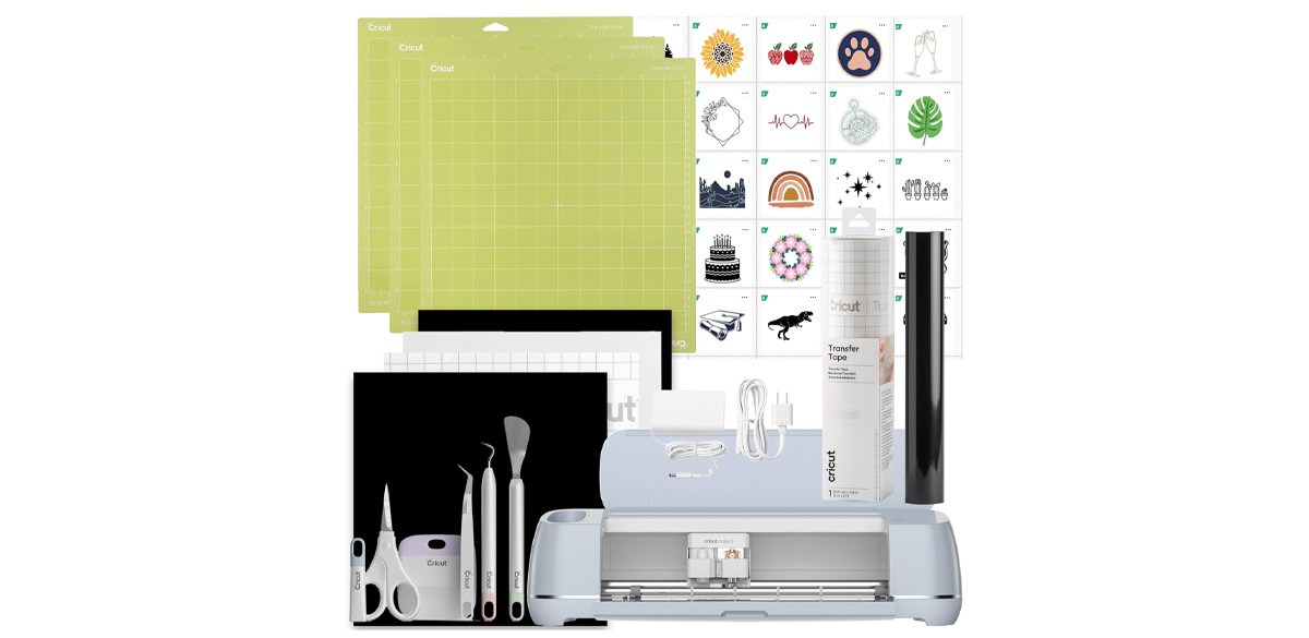 Cricut Maker 3 Smart Cutting Machine Vinyl Starter Bundle