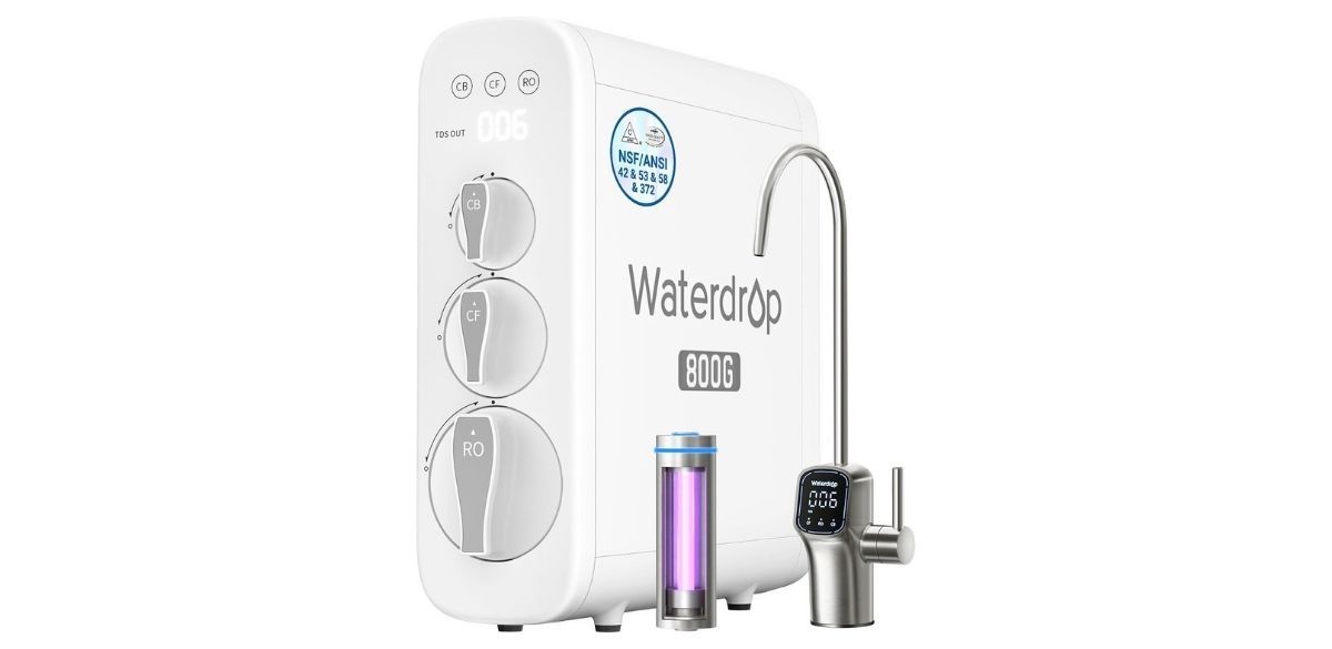 Waterdrop G3P800 Tankless Reverse Osmosis Water Filter System