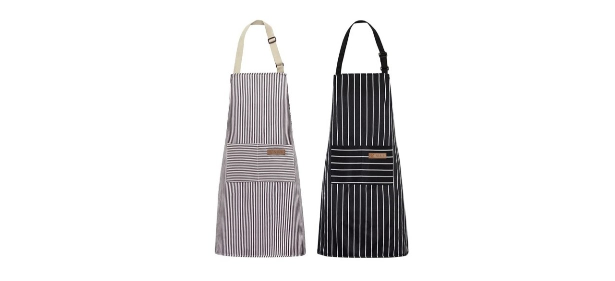 NLUS 2 Pack Kitchen Cooking Aprons