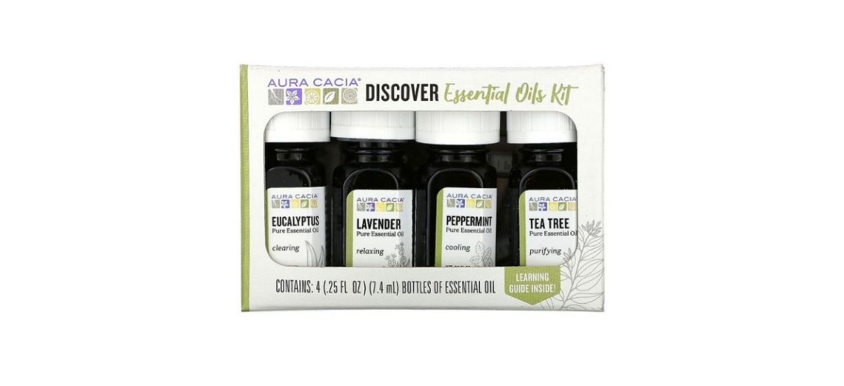 Aura Cacia Discover Essential Oils Kit 