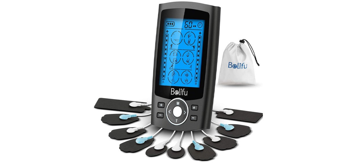 Belifu Dual Channel TENS EMS on white background