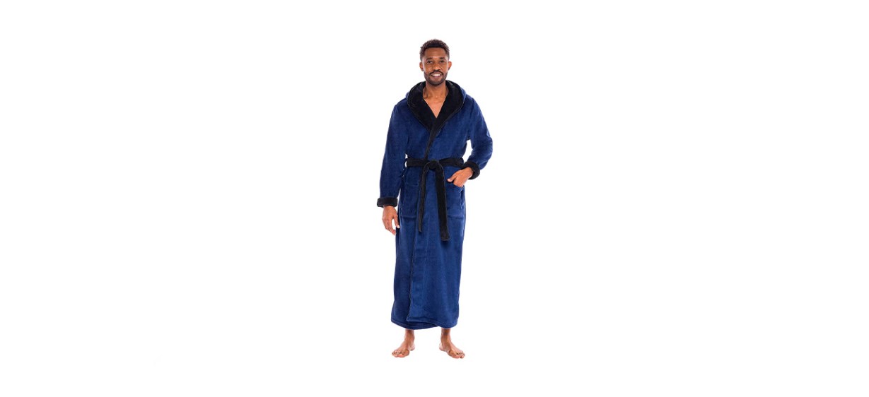 Apparel-Best Alexander Del Rossa Men's Fleece Robe