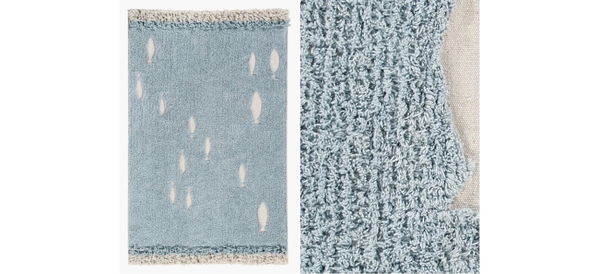 Best Lorena Canals Ocean Shore Recycled Cotton Blend Rug