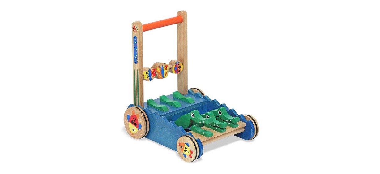 Best Melissa &amp; Doug Deluxe Chomp and Clack Alligator Push Toy