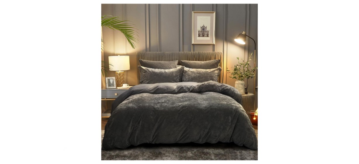 Phf Truly Velvet Duvet Cover Set