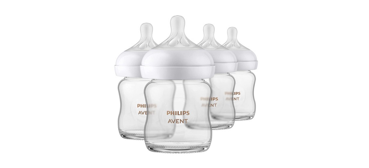 Best Philips Avent Glass Natural Baby Bottle with Natural Response Nipple