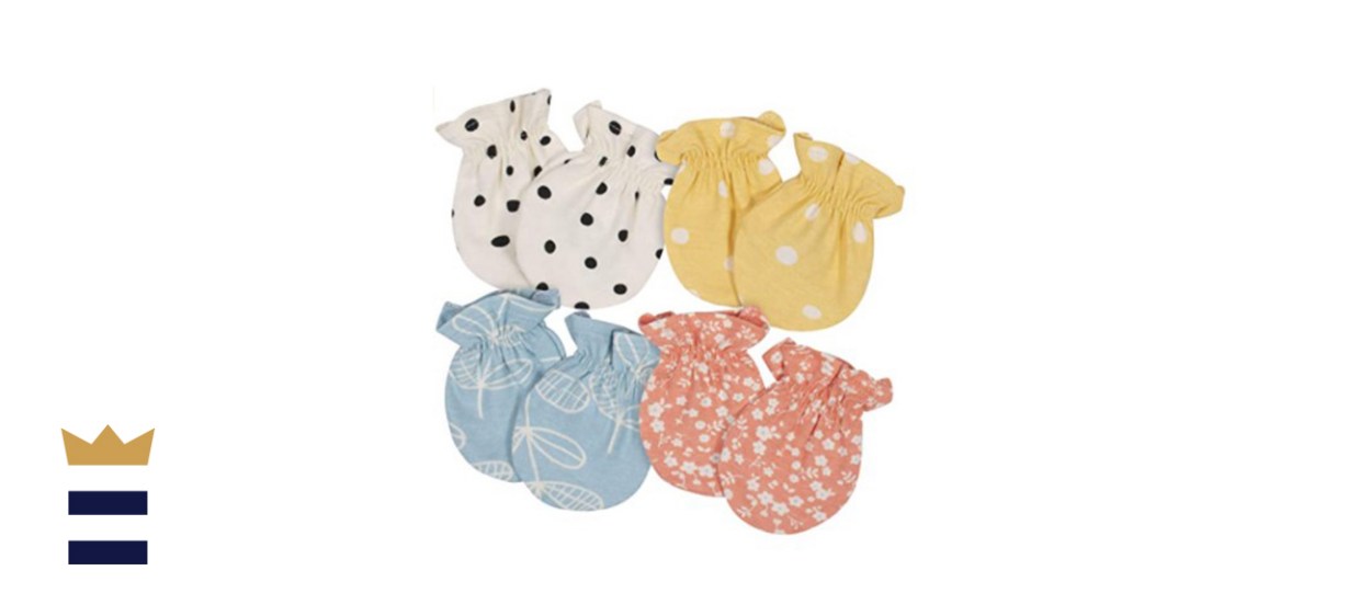 Gerber Baby Organic 4-Pack Mittens