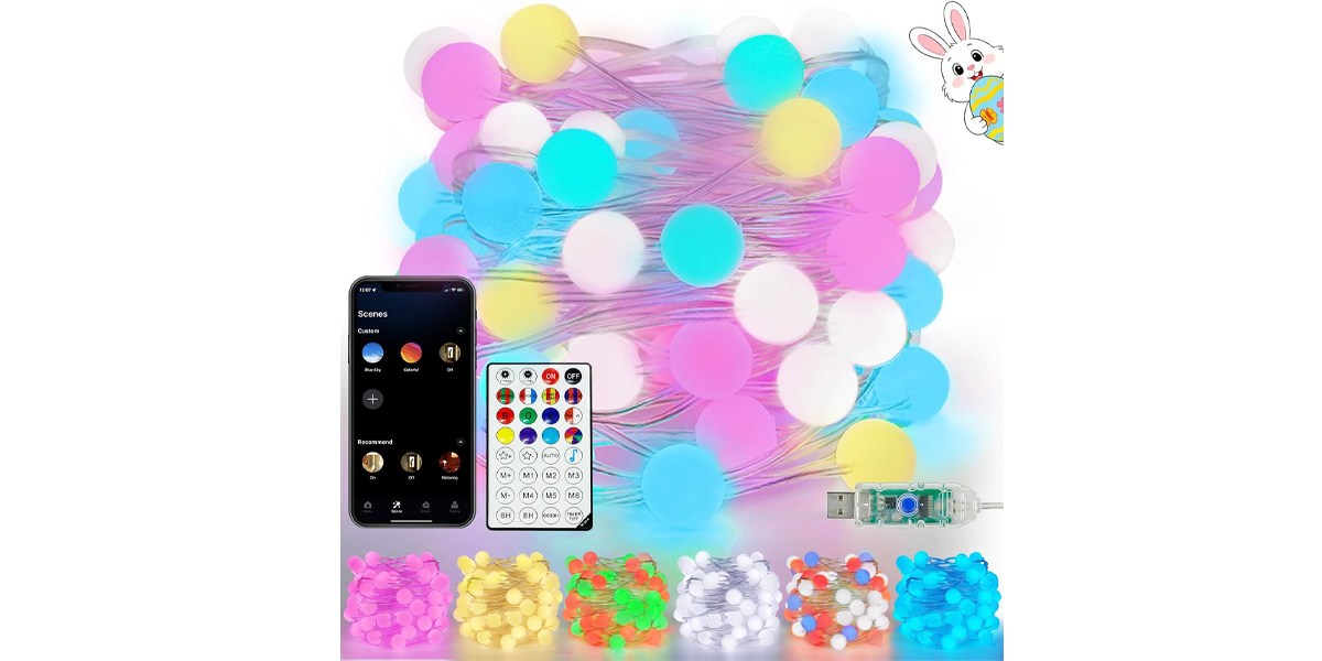 LORRYTE Smart Color-Changing Easter Lights