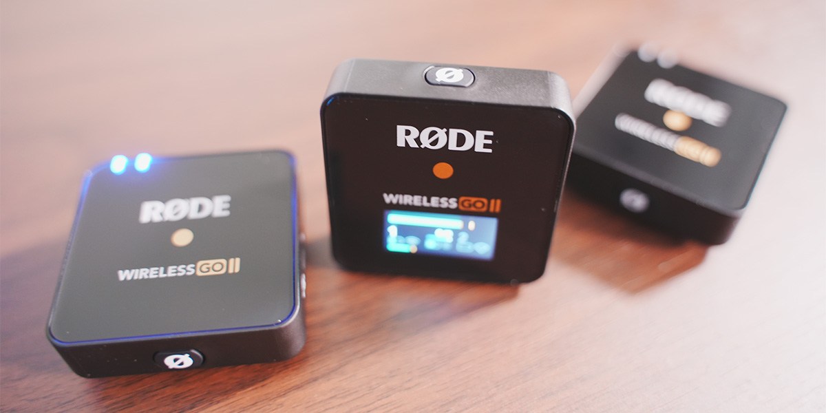 Rode Wireless Go II on table