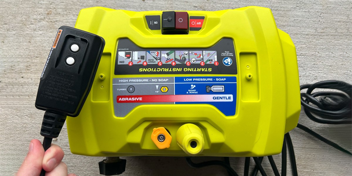 Ryobi RY141802 Electric Pressure Washer