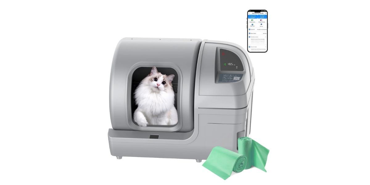 100L Automatic Self-Cleaning Cat Litter Box