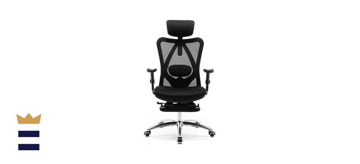 Sihoo ergonomic chair with footrest