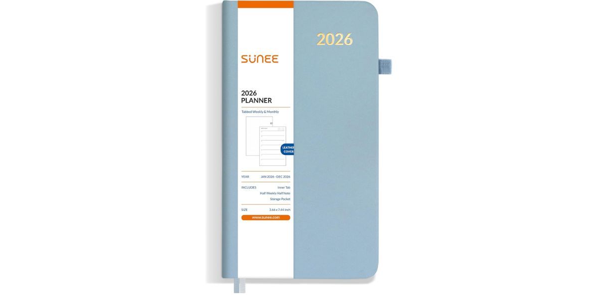 SUNEE 2026 Pocket Weekly Planner