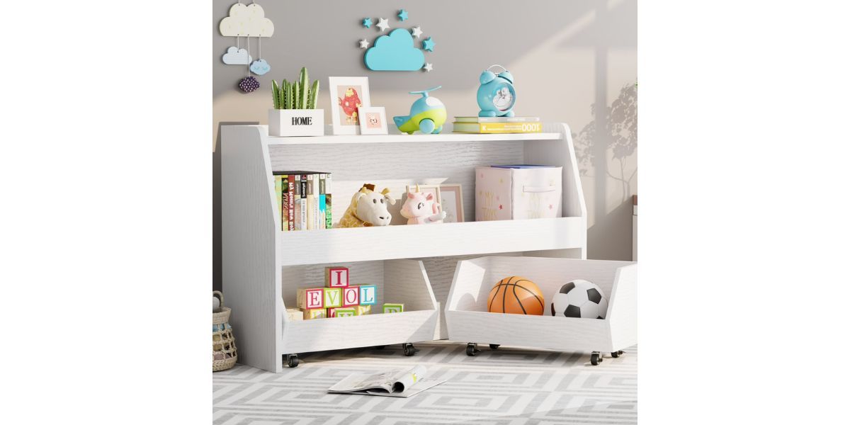 Bel Ark 2-Tier Portable Toy Storage