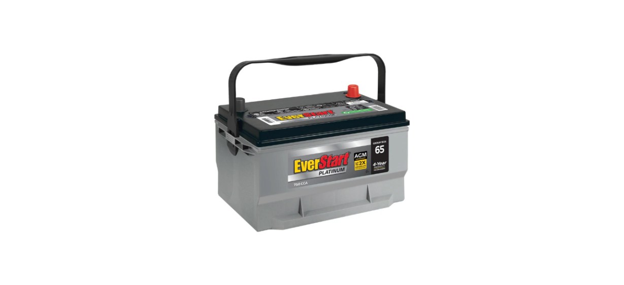 EverStart Platinum BOXED AGM Battery, Group Size 65 12V, 750CCA