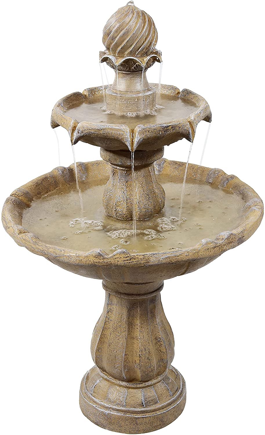 SunnyDaze 2-Tier Solar Fountain