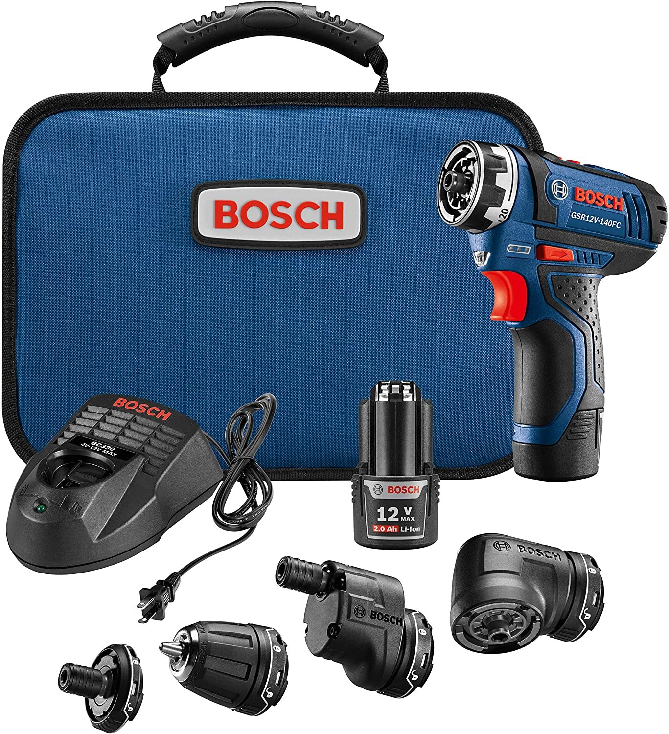 Bosch Cordless Electric Screwdriver 12V Kit, 5-in-1