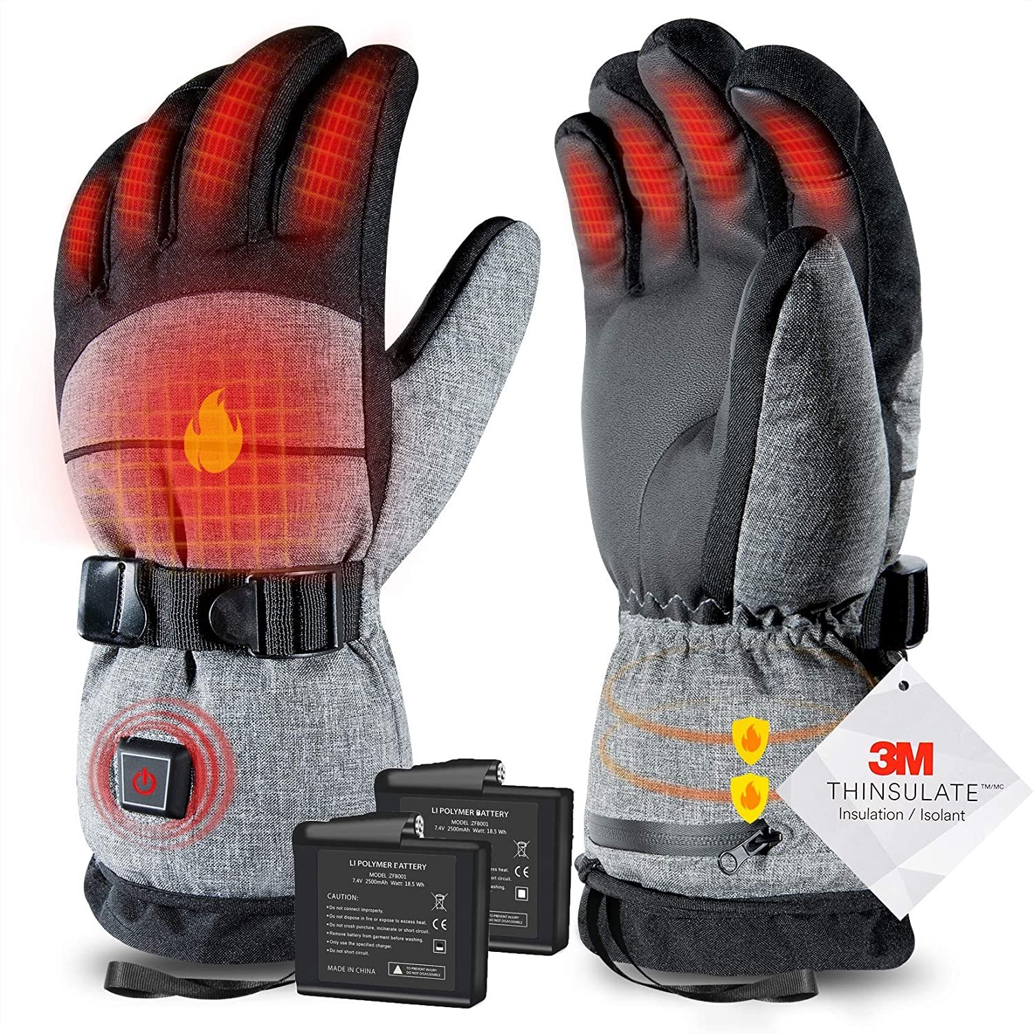 ZEROFIRE Heated Gloves with Rechargeable Batteries