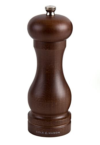 Cole &amp; Mason Capstan Wood Salt Grinder