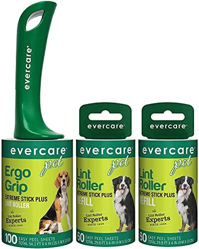 Evercare Pet Plus Extreme Stick Ergo Grip Pet Lint Roller