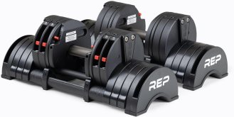 Rep Fitness Quickdraw Adjustable Dumbbells