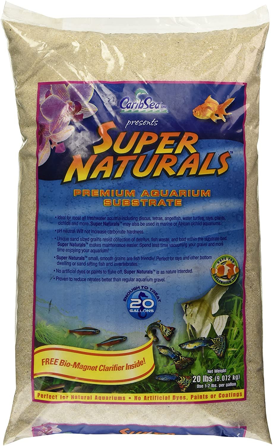 Carib Sea Super Naturals Aquarium Sand