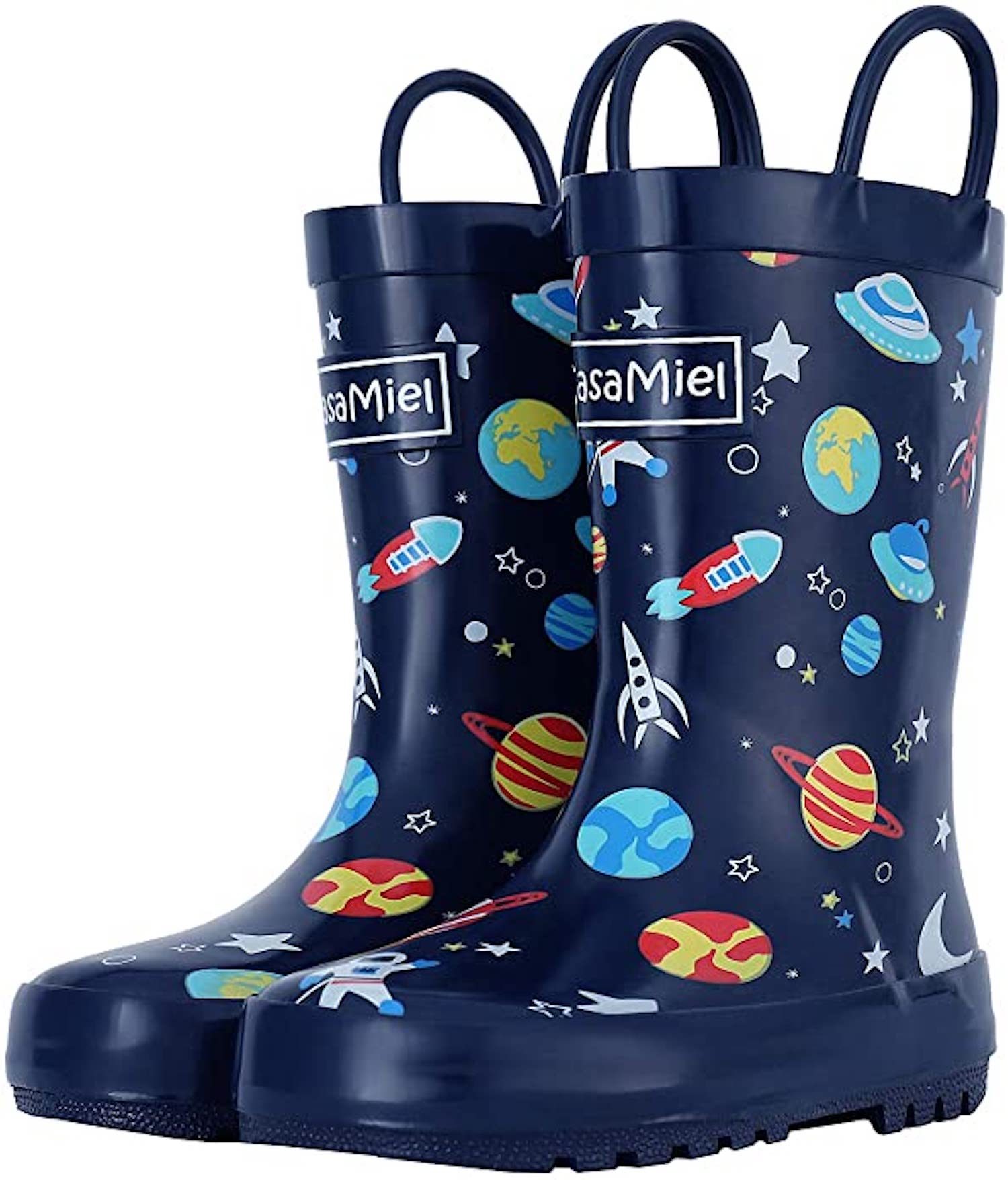 CasaMiel Unisex Rain Boots for Kids