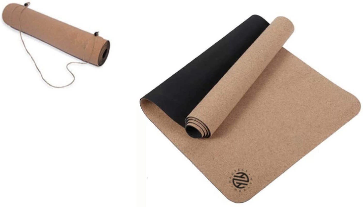 Hautest Health Cork and Natural Rubber Yoga Mat