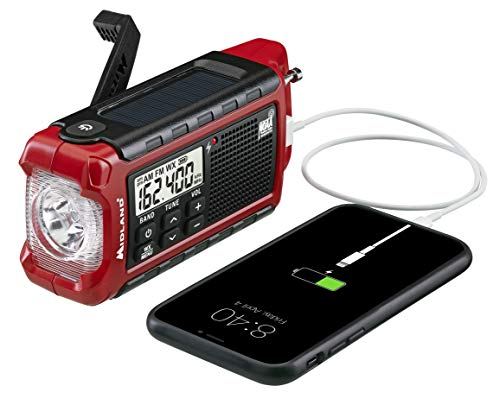 Midland ER210 Emergency Compact Crank Weather AM/FM Radio