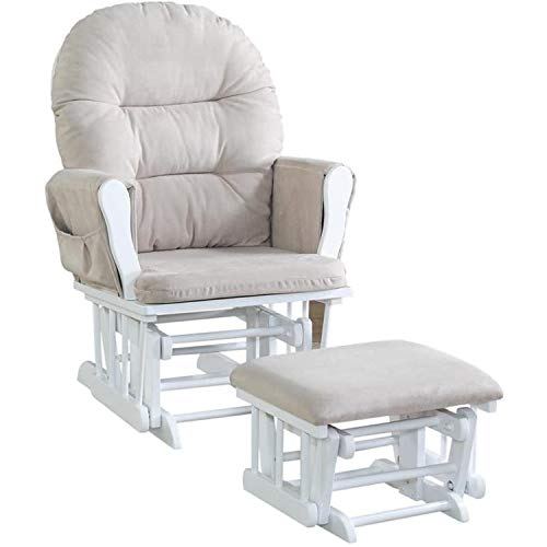 Naomi Home Brisbane Glider and Ottoman Set