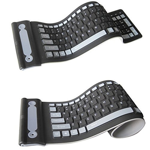 AccessGood Wireless Flexible Silicone Keyboard