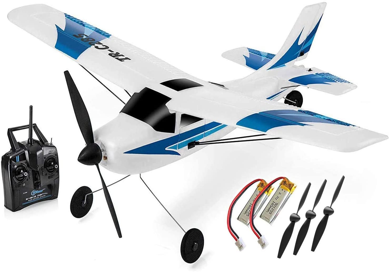Top Race 3 Channel Remote Control Airplane